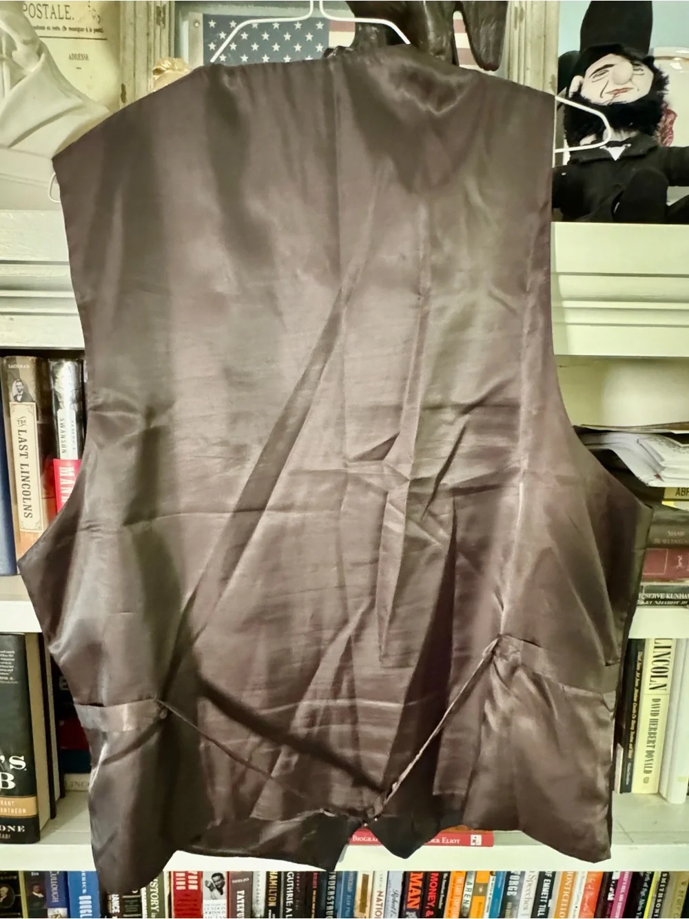 Gioberti Men’s XL Formal Vest Pair: Navy + Khaki 5-Button Adjustable 1=$18/2=$30
